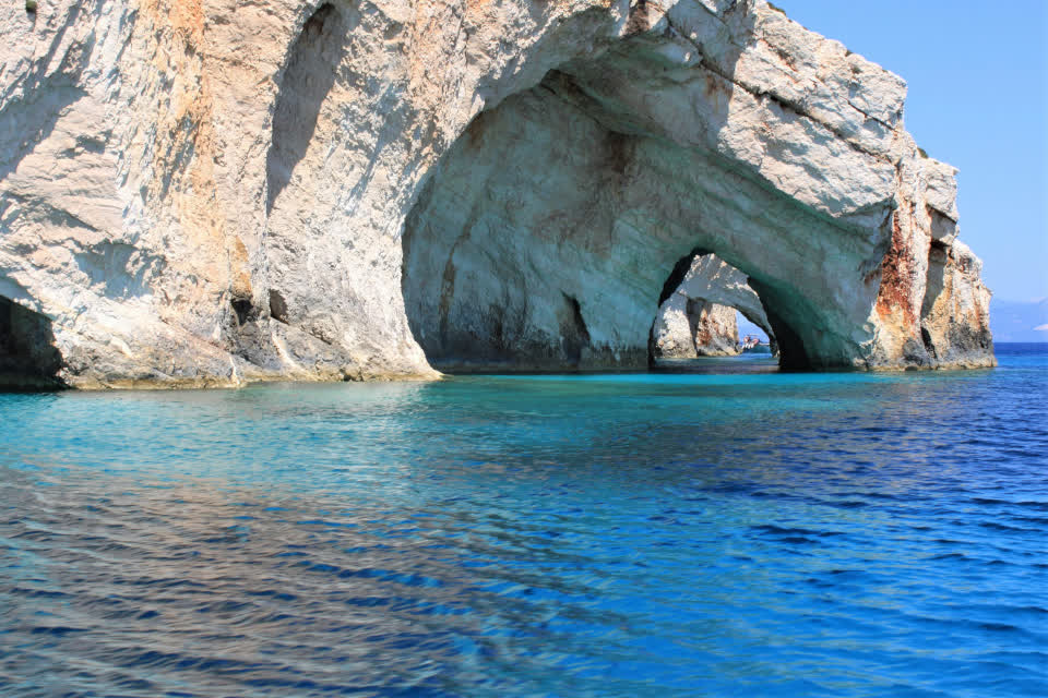 Papafragas Beach -The Secret Sea Cave In Greece That Looks Like A Natural Infinity Pool